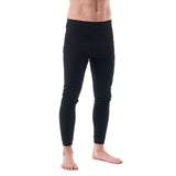 Alpine Swiss Mens Thermal Underwear Bottoms Waffle Long Johns Base Layer Pant – Black