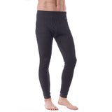 Alpine Swiss Mens Thermal Underwear Bottoms Waffle Long Johns Base Layer Pant – Gray