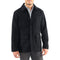 Alpine Swiss Wyat Mens Wool Blend Classic Barn Coat Cargo Pocket Military Jacket – Black