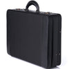 Alpine Swiss Mens Briefcase Hard Side Business Case Expandable Attache Case For Men – Black
