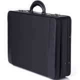 Alpine Swiss Mens Briefcase Hard Side Business Case Expandable Attache Case For Men – Black