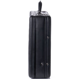 Alpine Swiss Mens Briefcase Hard Side Business Case Expandable Attache Case For Men – Black