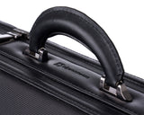 Alpine Swiss Mens Briefcase Hard Side Business Case Expandable Attache Case For Men – Black