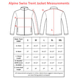 Alpine Swiss Trent Mens Full Zip Up Fleece Jacket Soft Casual Warm Zipper Coat – Black