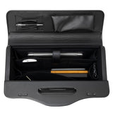 Alpine Swiss Wheeled Briefcase Rolling Briefcase Telescopic Handle 4 Replaceable – Black