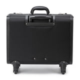Alpine Swiss Wheeled Briefcase Rolling Briefcase Telescopic Handle 4 Replaceable – Black