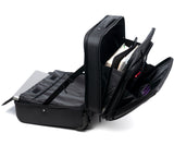 Alpine Swiss Rolling Briefcase Wheeled Overnight Carry on Bag up to 15.6” Laptop – Black