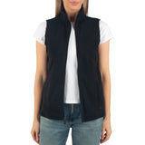 Alpine Swiss Cindy Womens Polar Fleece Vest Zip Up Lightweight Sleeveless Jacket – Black