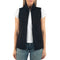 Alpine Swiss Cindy Womens Polar Fleece Vest Zip Up Lightweight Sleeveless Jacket – Black