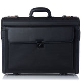 Alpine Swiss Rolling 17" Laptop Briefcase on Wheels Attache Lawyers Case Legal Size – Black