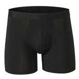 Alpine Swiss Mens Boxer Briefs 3 Pack Underwear Breathable Comfortable Trunks – Black