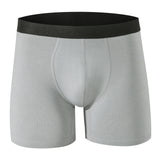 Alpine Swiss Mens Boxer Briefs 3 Pack Underwear Breathable Comfortable Trunks – Gray