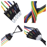 Alpine Swiss Exercise Resistance Bands with Handles Workout Fitness Tube Bands – 150 LB
