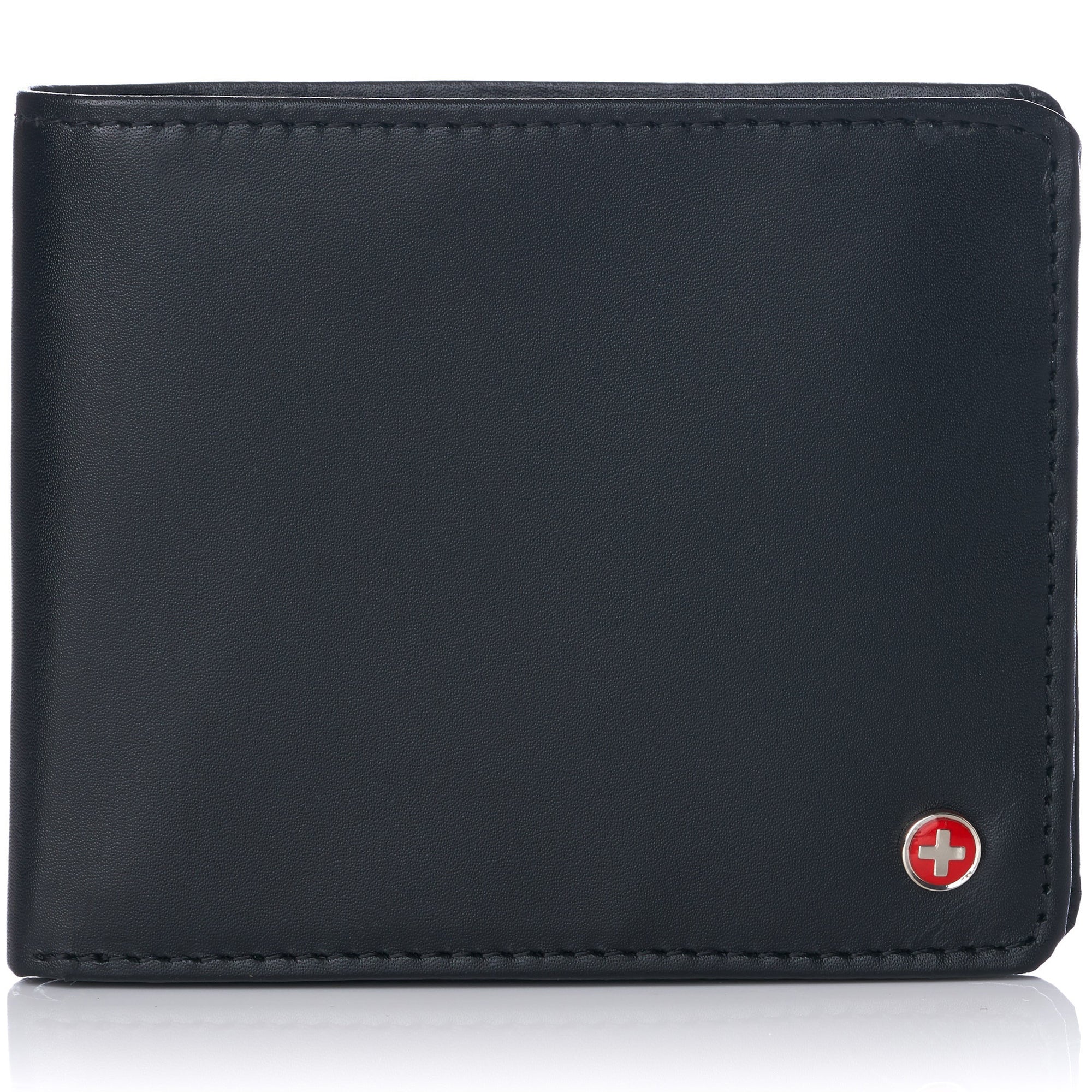 MADE IN JAPAN Lサイズ。フィン Alpine Swiss RFID Luka Men's Flip ID Wallet Deluxe Capacity Bifold