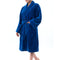 Alpine Swiss Blair Women Cotton Terry Cloth Bathrobe Shawl Collar Velour Spa Robe – Blue