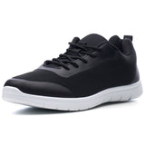 Alpine Swiss Bolt Mens Mesh Sneakers Lightweight Tennis Shoes Casual Trainers – Black
