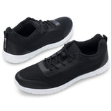 Alpine Swiss Bolt Mens Mesh Sneakers Lightweight Tennis Shoes Casual Trainers – Black