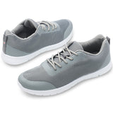 Alpine Swiss Bolt Mens Mesh Sneakers Lightweight Tennis Shoes Casual Trainers – Gray