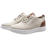 Alpine Swiss Brad Men's Lightweight Dress Sneakers – Beige