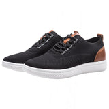 Alpine Swiss Brad Men's Lightweight Dress Sneakers – Black