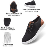 Alpine Swiss Brad Men's Lightweight Dress Sneakers – Black