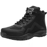 Alpine Swiss Brent Men's Lightweight Hiking Boots – Black