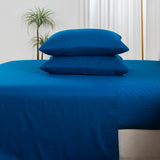 Alpine Swiss 4 Piece Bed Sheet Set Queen King Soft Comfort Hotel Luxury Bedding – Blue