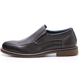 Alpine Swiss Carter Mens Slip On Loafers Snakeskin Dress Shoes Leather Lined – Gray