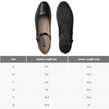 Alpine Swiss Cleo Women’s Mary Jane Ballet Flats Stylish Comfy Round Toe Dress Shoes – Black