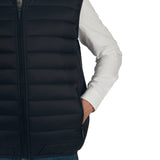 Alpine Swiss Clark Mens Puffer Vest Down Alternative Water Resistant Packable – Black