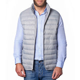 Alpine Swiss Clark Mens Puffer Vest Down Alternative Water Resistant Packable – Gray