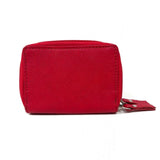 Alpine Swiss Womens Accordion Organizer Wallet Leather Credit Card Case ID – Red