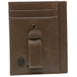 Alpine Swiss Double Diamond Mens RFID Money Clip Minimalist Front Pocket Wallet – Gray