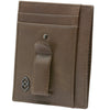 Alpine Swiss Double Diamond Mens RFID Money Clip Minimalist Front Pocket Wallet – Gray