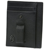 Alpine Swiss Double Diamond Mens RFID Money Clip Minimalist Front Pocket Wallet – Black