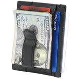 Alpine Swiss Double Diamond Mens RFID Money Clip Minimalist Front Pocket Wallet – Cordoba Black