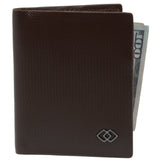 Alpine Swiss Men RFID Leather Wallet Slim Front Pocket Wallet Business Card Case – Cordoba Brown
