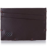 Alpine Swiss Double Diamond RFID Thin Card Case Leather Front Pocket Wallet – Cordoba Brown