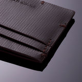 Alpine Swiss Double Diamond RFID Thin Card Case Leather Front Pocket Wallet – Cordoba Brown