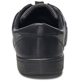 Alpine Swiss David Mens Fashion Sneakers Lace Up Low Top Retro Tennis Shoes – Black Plaid