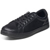 Alpine Swiss David Mens Fashion Sneakers Lace Up Low Top Retro Tennis Shoes – Black