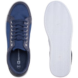 Alpine Swiss David Mens Fashion Sneakers Lace Up Low Top Retro Tennis Shoes – Blue