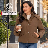Debra jacket Brown lifestyle