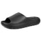 Alpine Swiss Edgar Men's Cloud Slides Ultra-Comfortable Arch Support Pillow Slippers – Black