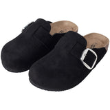 Alpine Swiss Edith Womens Clog Slip On Shoes – Black