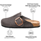 Alpine Swiss Edith Womens Clog Slip On Shoes – Gray