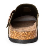 Alpine Swiss Edith Womens Clog Slip On Shoes – Olive