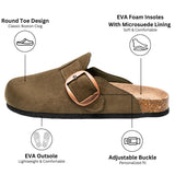Alpine Swiss Edith Womens Clog Slip On Shoes – Olive