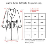 Alpine Swiss Womens Luxury Waffle Knit Cotton Bathrobe Shawl Collar Spa Robe – White