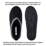 Alpine Swiss Emily Womens Platform Slippers Fluffy Warm Slip On Short Ankle Boot – Black